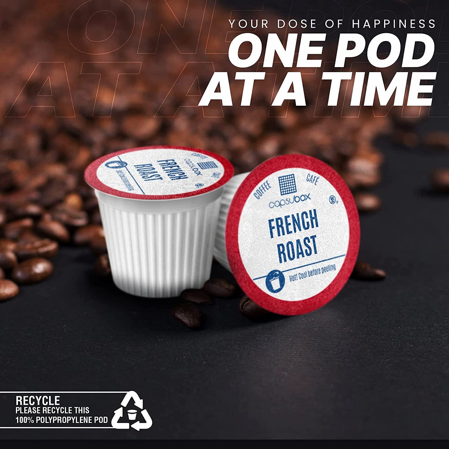 K-CUP compatible with KEURIG 2.0 machines - 80 count FRENCH ROAST BLEND - Single Serve Coffee Pods