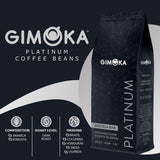 Gimoka Platinum whole bean coffee