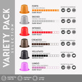 ESPRESSO ITALIA Espresso Compatible Pods - VARIETY PACK - Coffee capsules compatible with Nespresso Original Line