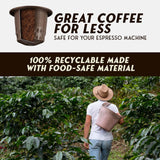 ESPRESSO ITALIA Espresso Compatible Pods - VARIETY PACK - Coffee capsules compatible with Nespresso Original Line