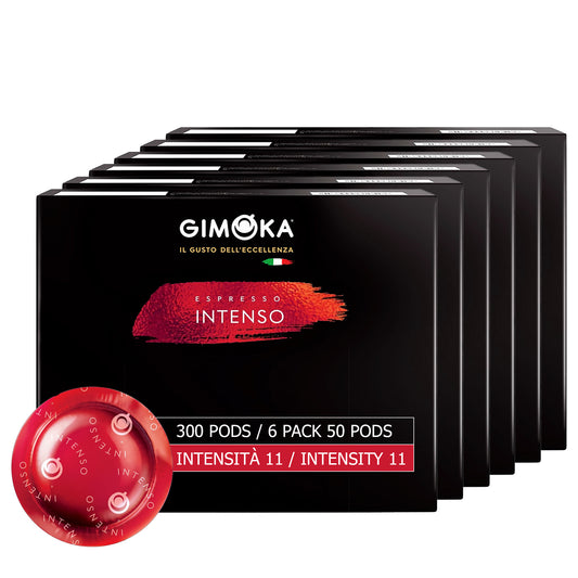 GIMOKA Professional Pods compatible with Nespresso Professional machines. 300 Count. Intenso Blend - Foodservice Selection