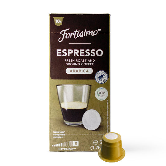FORTISIMO Espresso Compatible Pods - 200 Ct ARABICA - Coffee capsules compatible with Nespresso Original Line