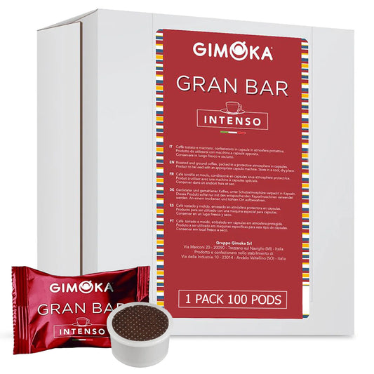 GIMOKA Gran Bar Intenso compatible with Lavazza Espresso Point machines - 100 count GRAN BAR INTENSO BLEND - Foodservice Selection