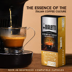 Bialetti Aluminum Nespresso Compatible Capsules - 100 count RAFFINATO blend- Espresso Coffee Pods compatible with Nespresso Machines