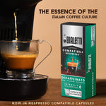 Bialetti Aluminum Nespresso Compatible Capsules - 100 count DECAFFEINATO blend - Espresso Coffee Pods compatible with Nespresso Machines