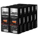 Bialetti Aluminum Nespresso Compatible Capsules - 100 count INTENSO blend - Espresso Coffee Pods compatible with Nespresso Machines