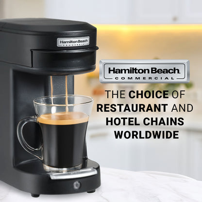 Hamilton Beach HDC200B Black Single Serving Pod Coffee Maker Machine - 120V, 500W