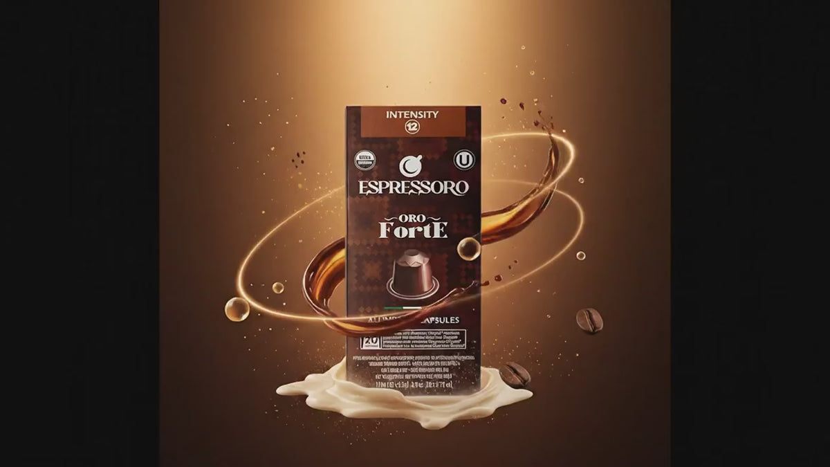 Espressoro Oro Forte organic espresso capsules