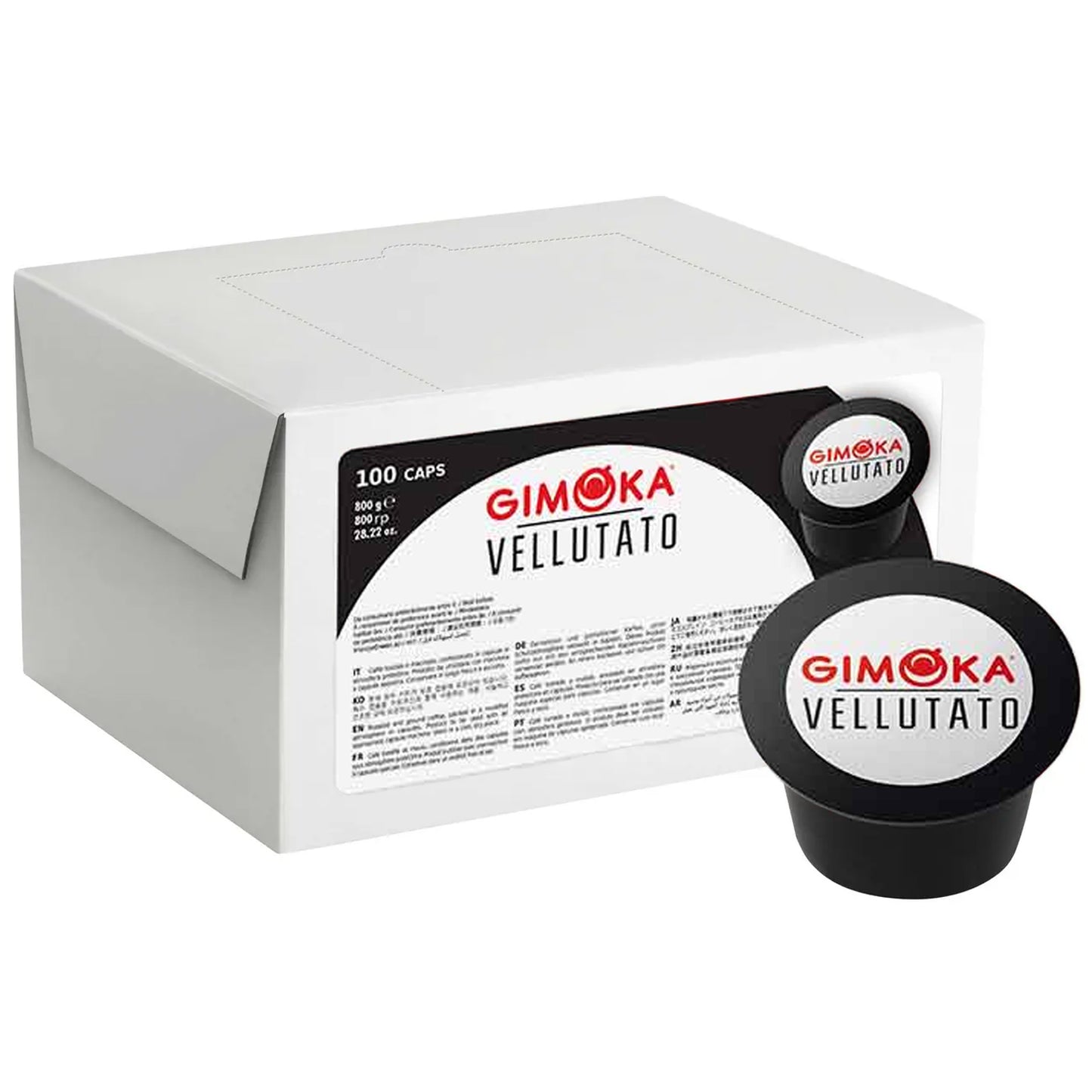 GIMOKA Vellutato compatible with Lavazza Blue machines - 100 count VELLUTATO BLEND - Foodservice Selection